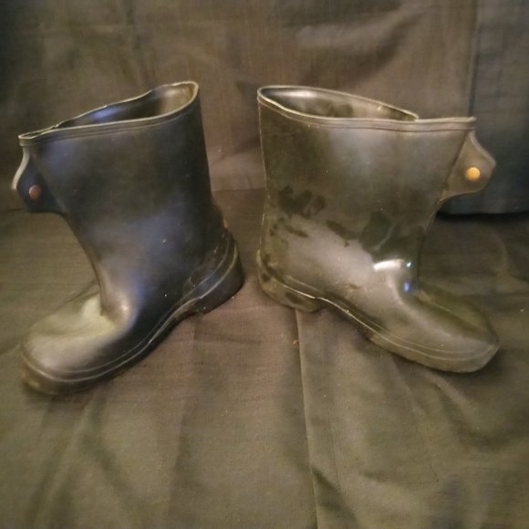 Weatherproof boot saver rubber over shoe cover Waterproof slip on  -  Size 11 - Picture 4 of 6